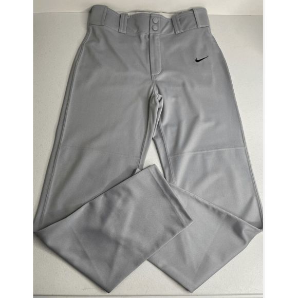 NEW Boy's Youth Medium NIKE Core Dri-Fit Open Hem Baseball Pants Gray 615283-052 - Picture 6 of 8